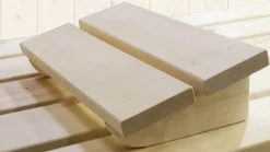 Weka Element-Ecksauna Varberg 4 HT mit isolierter Massivholztür