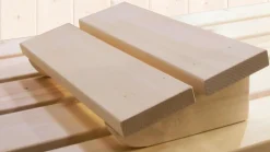 Weka Element-Ecksauna Varberg 3 GT BioS mit Glastür