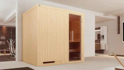 Weka Element-Sauna Halmstad 2 mit Glastür