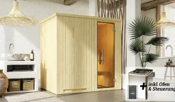 Weka Elementsauna Halmstad Gr. 1 Sparset 7,5 kw BioS