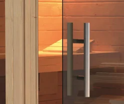 Weka Element-Sauna Kaarina 2 mit Glastür
