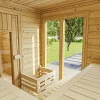 Weka Gartensauna Farsund 7,29 m² mit Fenster