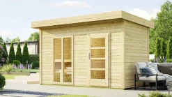 Weka Gartensauna Farsund 7,29 m² mit Fenster