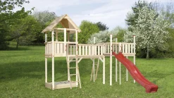 Weka Spiellandschaft 816 450 x 160 cm mit Turm, Brücke, Sandkasten, Rutsche