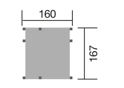 Weka Spielturm 816 D Tabaluga 167 x 160 x 250 cm braun-grün