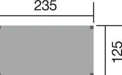 Weka Spielturm 815 Tabaluga 235 x 125 x 332 cm mit Wellenrutsche