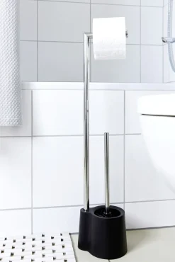 Wenko Stand WC-Garnitur Avola schwarz