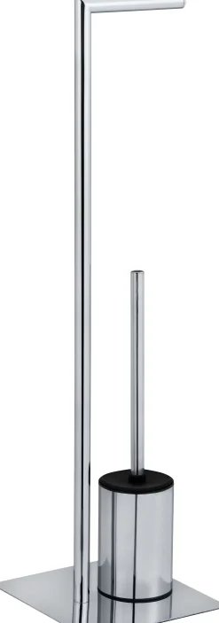 Wenko Stand WC-Garnitur Serrenti chrom Stahl