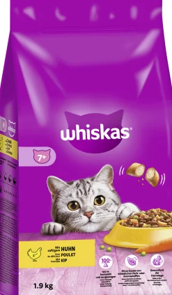 WHISKAS® Beutel Trocken Senior mit Huhn 1,9 kg 1,9 kg