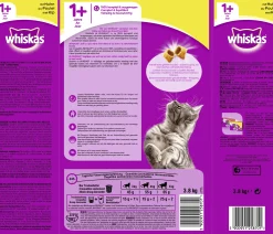 Whiskas Katzenfutter Adult 1+ mit Huhn 3,8 kg