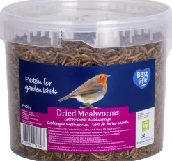 Wildvogelfutter getrocknete Mehlwürmer 900 g Eimer
