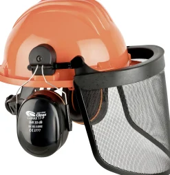 Willax Forstschutzhelm mit Gehörschutz und Visier