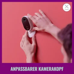 WiZ Sichheits-Kamera Starterset mit LED-Leuchtmittek für Innen Wifi 1080 P