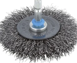 Wolfcraft Scheibendrahtbürste Ø 75 x 10 mm Schaft 6 mm