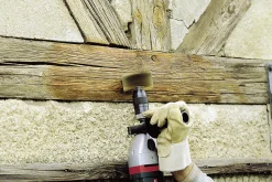 Wolfcraft Strukturbürste Ø 80 mm Schaft 8 mm Holz