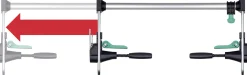 Wolfcraft Türfuttermontage-Set Pro 60 - 100 cm 8-teilig