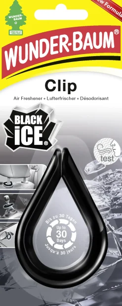 Wunderbaum Lufterfrischer Clip Black Ice