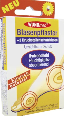 Wundmed Blasen- und Druckstellenpflaster 4-teilig