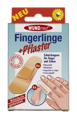 Wundmed Fingerlinge + Pflaster 6 Stück