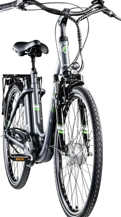 Zündapp E-Bike City Green 3.7 26 Zoll 7-Gang 536 Wh grau