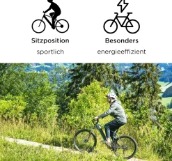 Zündapp E-Bike Z808 MTB 29 Zoll 10-Gang 550 Wh dunkelblau