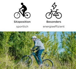 Zündapp E-Bike Z808 MTB 27,5 Zoll 10-Gang 550 Wh schwarz grau