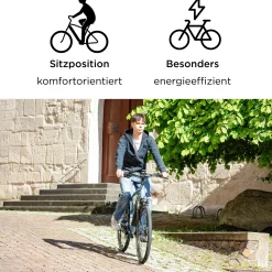 Zündapp E-Bike Z810 Trekking 28 Zoll 8-Gang 550 Wh brillantblau