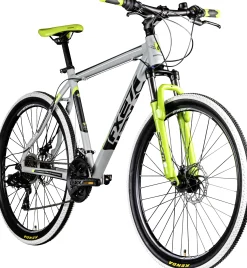 Zündapp Mountainbike FX27 650B MTB Hardtail 27,5 Zoll RH 48cm 21-Gang grau grün