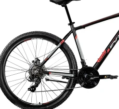 Zündapp Mountainbike FX27 650B MTB Hardtail 27,5 Zoll RH 48cm 21-Gang schwarz rot
