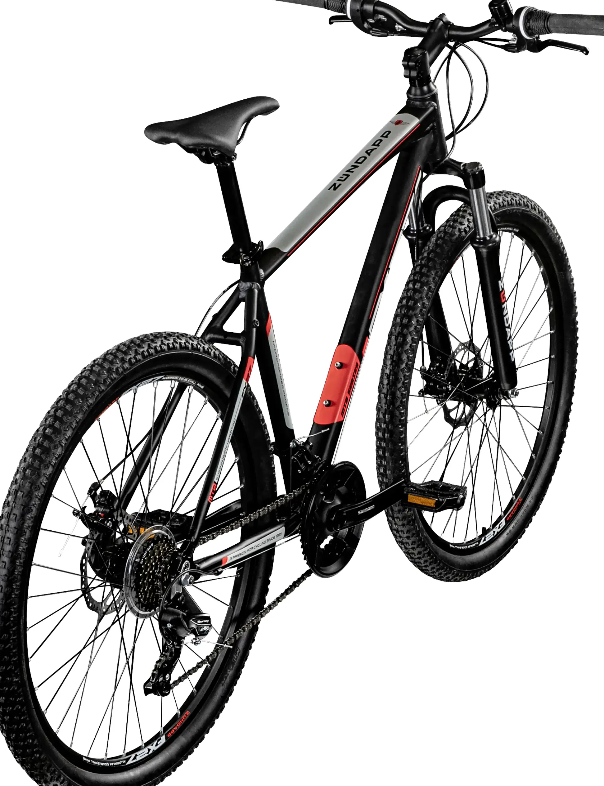 Zündapp Mountainbike FX27 650B MTB Hardtail 27,5 Zoll RH 48cm 21-Gang schwarz rot