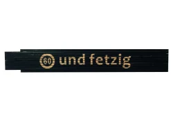 Zollstock 60 und fetzig 2 m schwarz