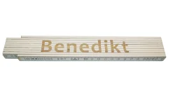 Zollstock Benedikt 2 m weiß