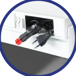 Zorn Kühlbox elektrisch ZA26 LNE 12V Anschluss grau/weiß 25 L