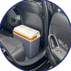 Zorn Kühlbox elektrisch ZA24 12V & USB Anschluss grau/weiß/orange 21,9 L