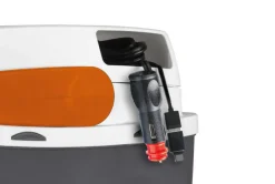Zorn Kühlbox elektrisch ZA24 12V & USB Anschluss grau/weiß/orange 21,9 L