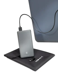 Zorn Kühlbox elektrisch ZA24 12V & USB Anschluss grau/weiß/orange 21,9 L