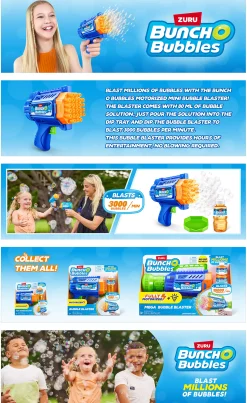 Zuru Seifenblasenpistole Bubbles-Blaster